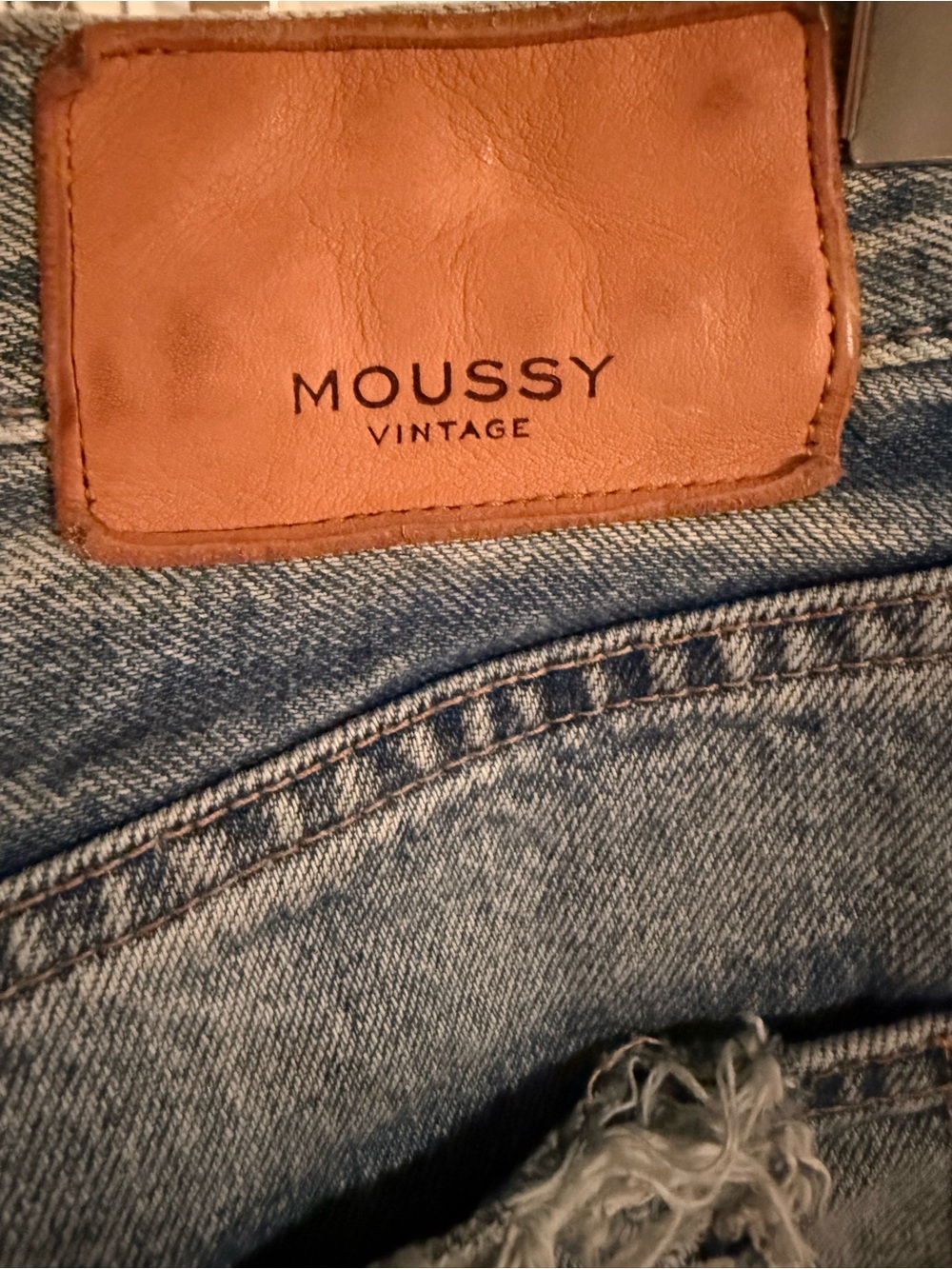 Moussy Vintage 100% Cotton Japanese Denim Jeans - Picture 4 of 5